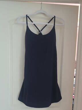 HALARA Navy Spaghetti Strap Dress with Brand Tag